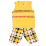 Boys 2 Pcs Suit Sando - Yellow, Kids, Boys Sets And Suits, Chase Value, Chase Value