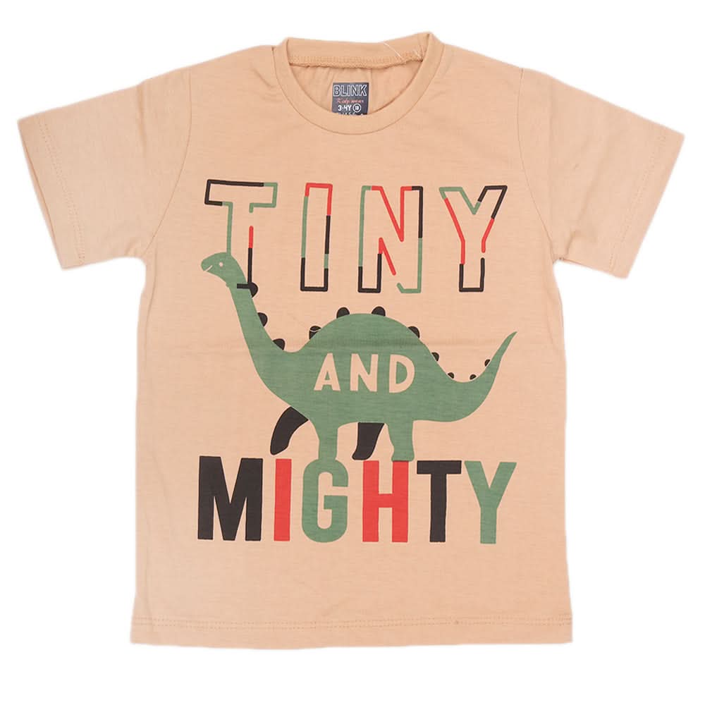 Boys Half Sleeves Jersey T-Shirt - Brown, Kids, Boys T-Shirts, Chase Value, Chase Value