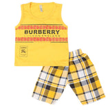Boys 2 Pcs Suit Sando - Yellow, Kids, Boys Sets And Suits, Chase Value, Chase Value