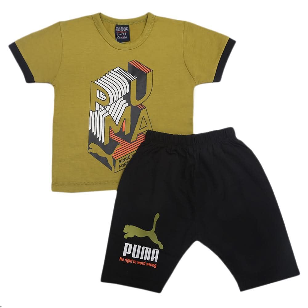 Boys Short Suits - Green, Kids, Boys Sets And Suits, Chase Value, Chase Value