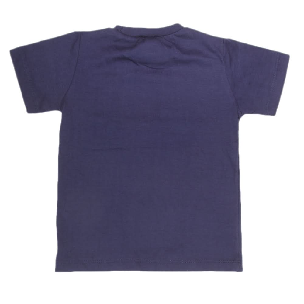 Boys Half Sleeves Jersey T-Shirt - Navy Blue, Kids, Boys T-Shirts, Chase Value, Chase Value