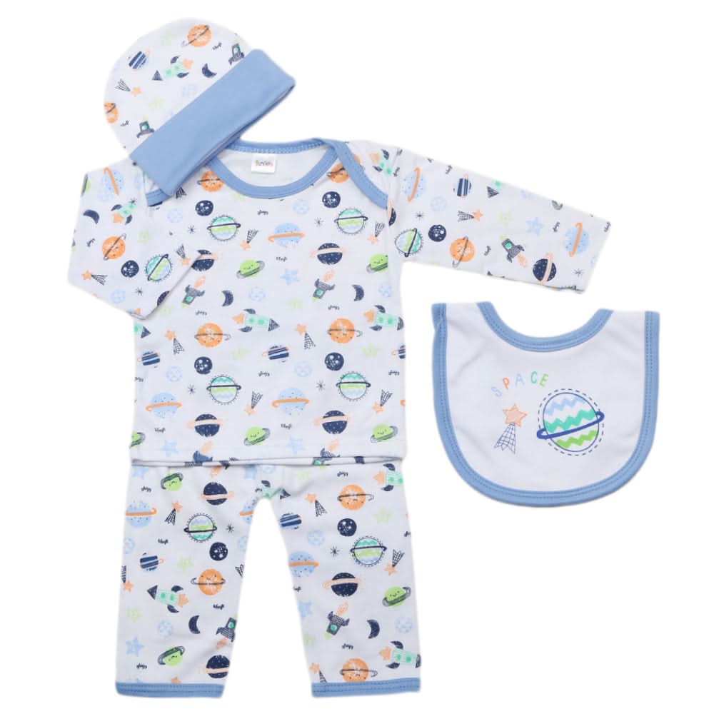 Newborn Gift Set 5Pcs - Blue, Kids, Newborn Girls Sets And Suits, Chase Value, Chase Value