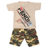 Boys 2 Pcs Suit Half Sleeves - Light Grey, Kids, Boys Sets And Suits, Chase Value, Chase Value