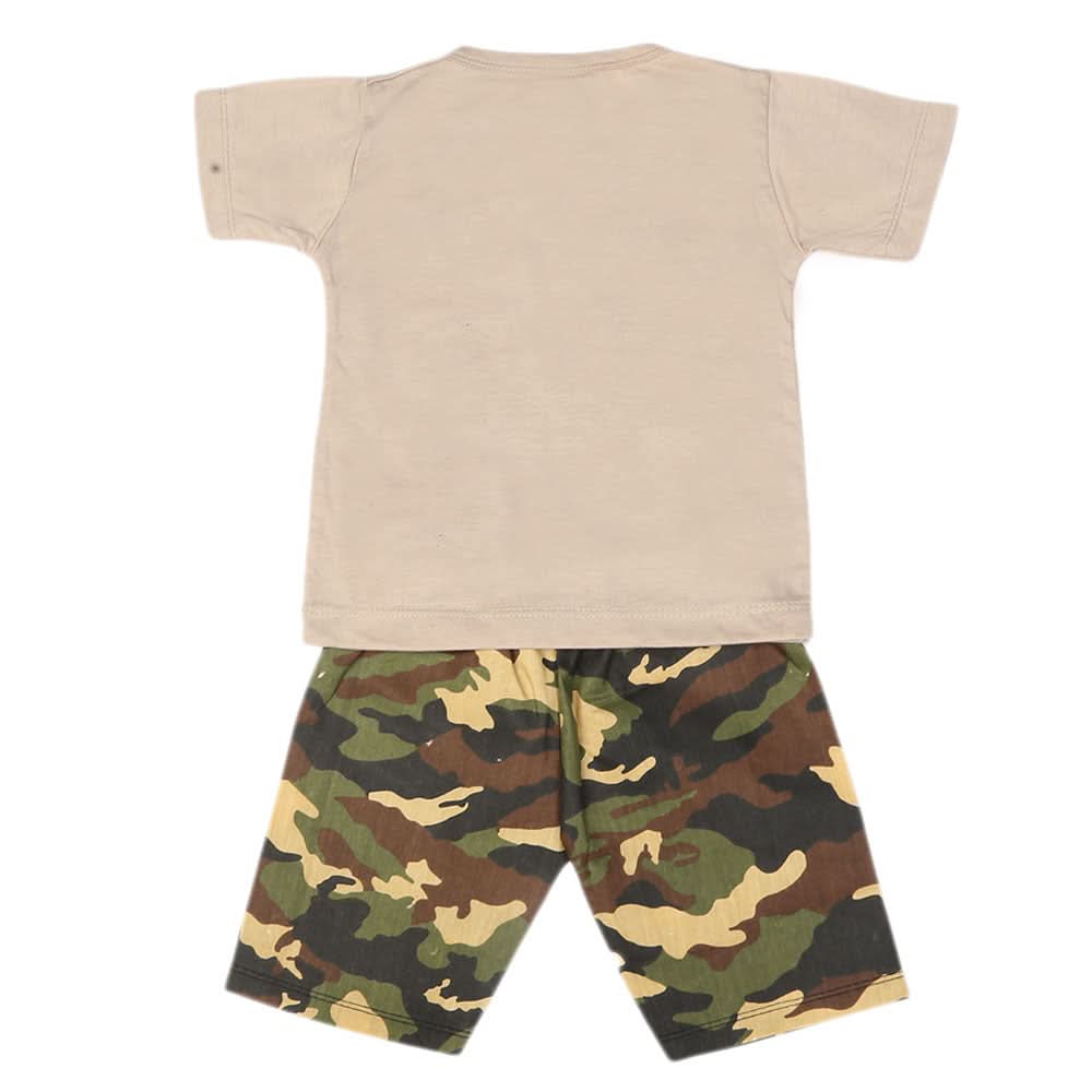 Boys 2 Pcs Suit Half Sleeves - Light Grey, Kids, Boys Sets And Suits, Chase Value, Chase Value