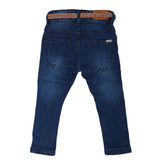 Eminent Girls Embroidered Denim Pant - Dark Blue, Kids, Girls Pants And Capri, Eminent, Chase Value