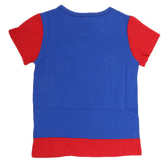 Boys Half Sleeves T-Shirt - Blue, Kids, Boys T-Shirts, Chase Value, Chase Value