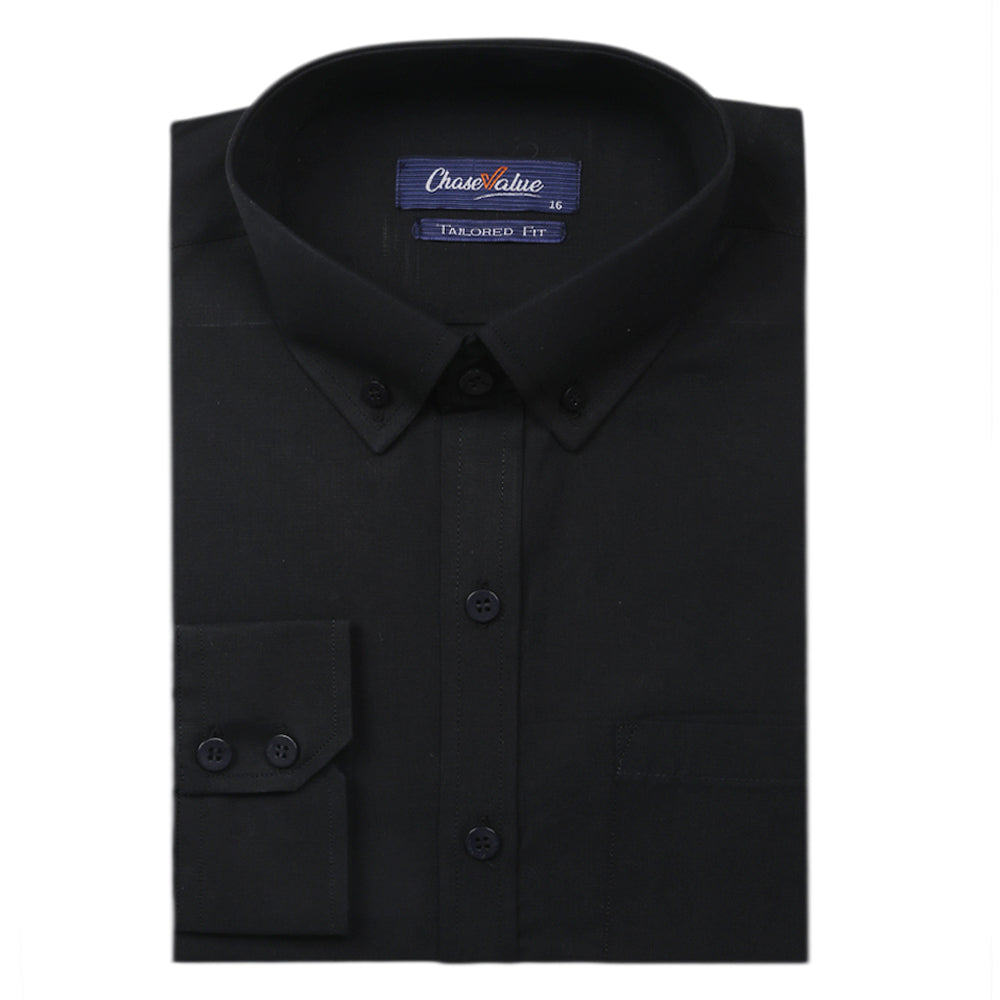 Men's Formal Shirt - Black, Men, Shirts, Chase Value, Chase Value