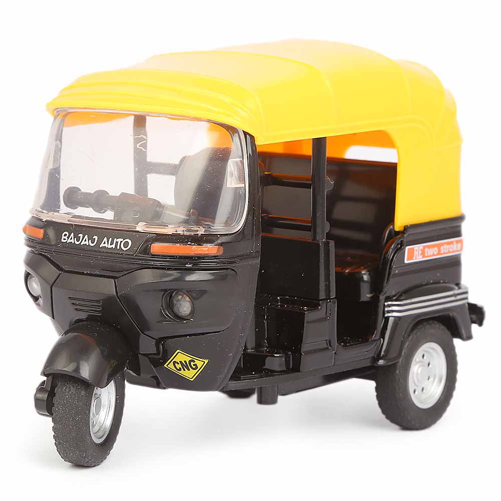 Die Cast Rickshaw - Black, Kids, Non-Remote Control, Chase Value, Chase Value