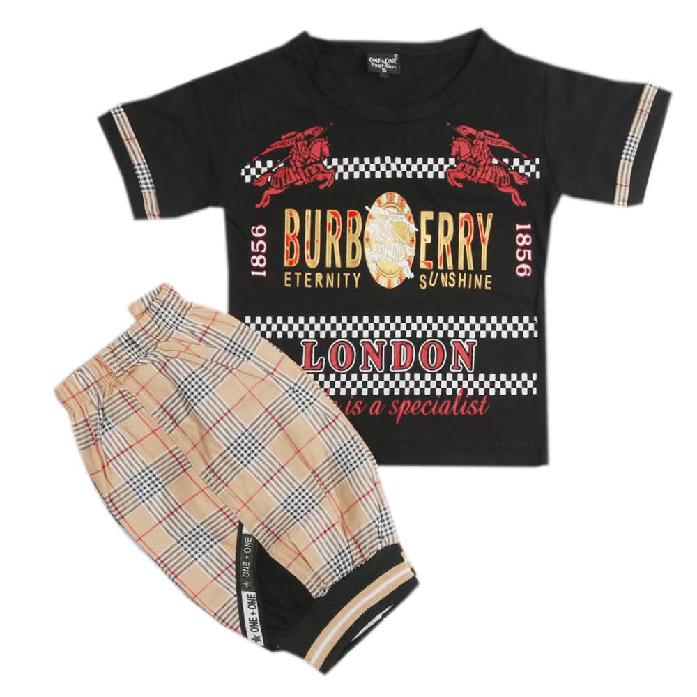 Boys Short Suit - Black, Boys Sets & Suits, Chase Value, Chase Value