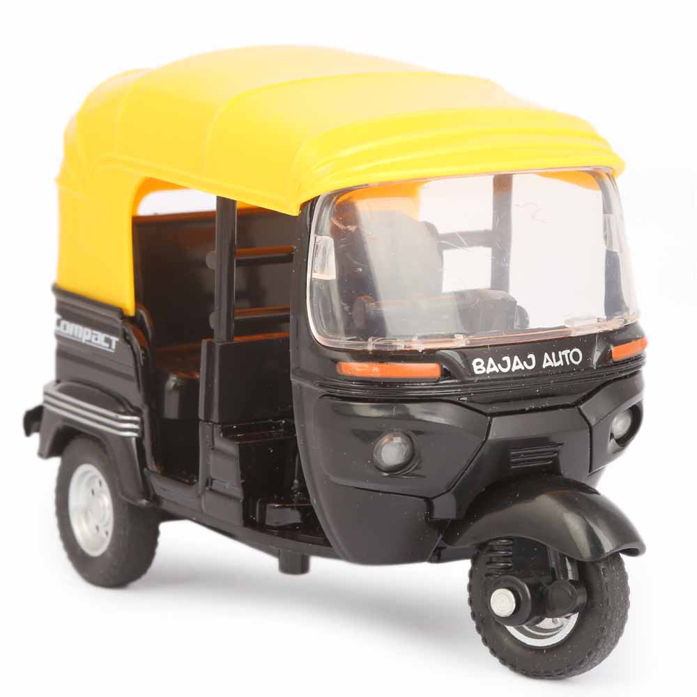 Die Cast Rickshaw - Black, Kids, Non-Remote Control, Chase Value, Chase Value