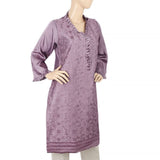 Women's Embroidered Kurti - Purple, Women, Ready Kurtis, Chase Value, Chase Value