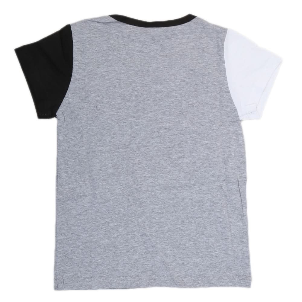 Boys Half Sleeves T-Shirt - Grey, Kids, Boys T-Shirts, Chase Value, Chase Value
