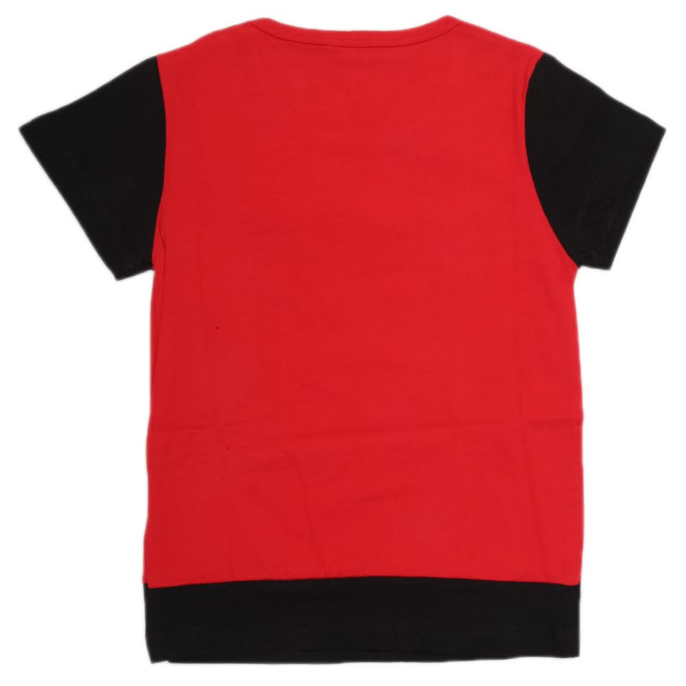 Boys Half Sleeves T-Shirt - Red, Kids, Boys T-Shirts, Chase Value, Chase Value