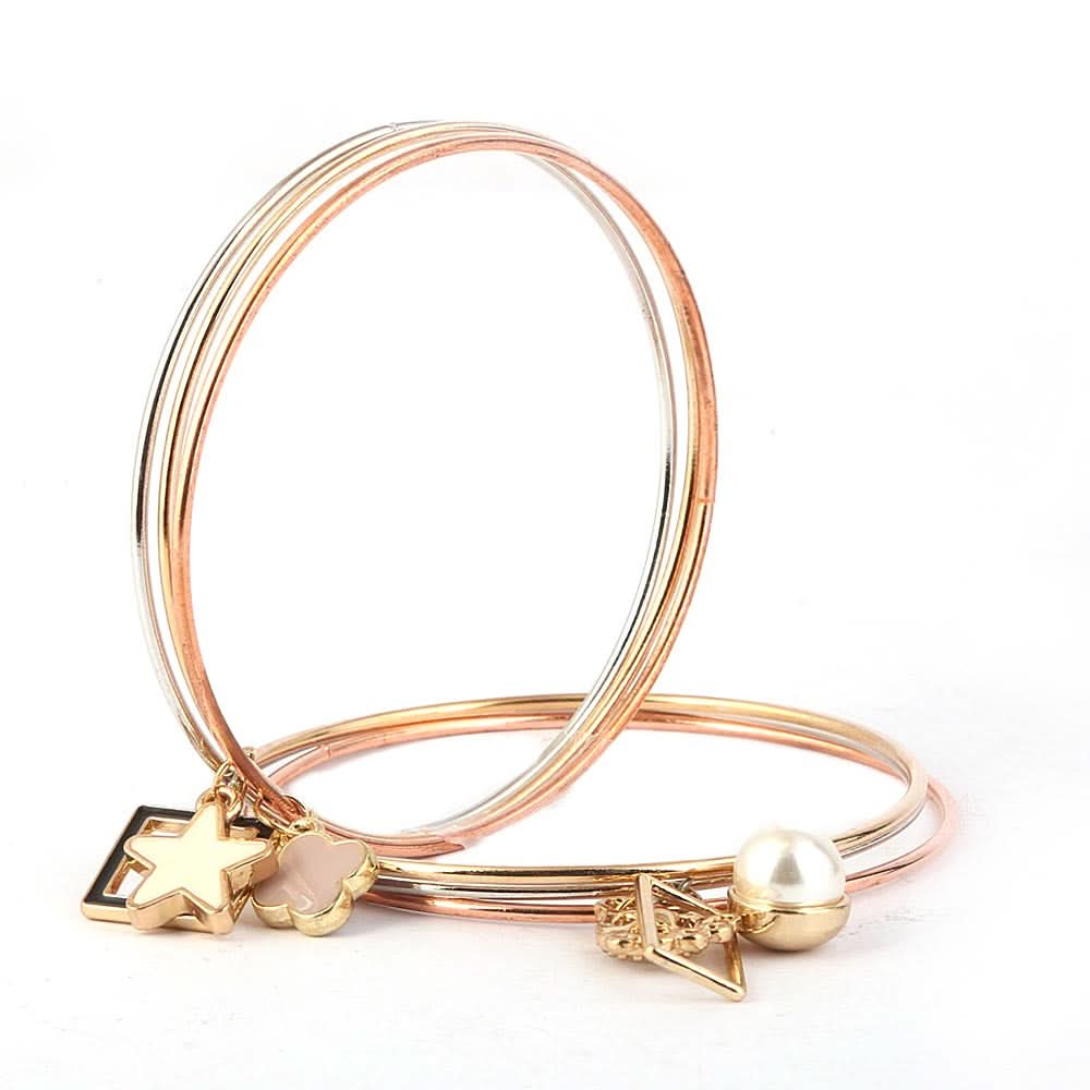 Women's Bangles - Golden & Silver, Women, Bangles & Bracelets, Chase Value, Chase Value