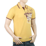 Men's Half Sleeves Polo T-Shirt - Yellow, Men, T-Shirts And Polos, Chase Value, Chase Value
