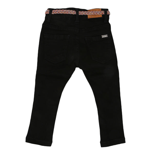 Eminent Girls Embroidered Denim Pant - Black, Kids, Girls Pants And Capri, Eminent, Chase Value