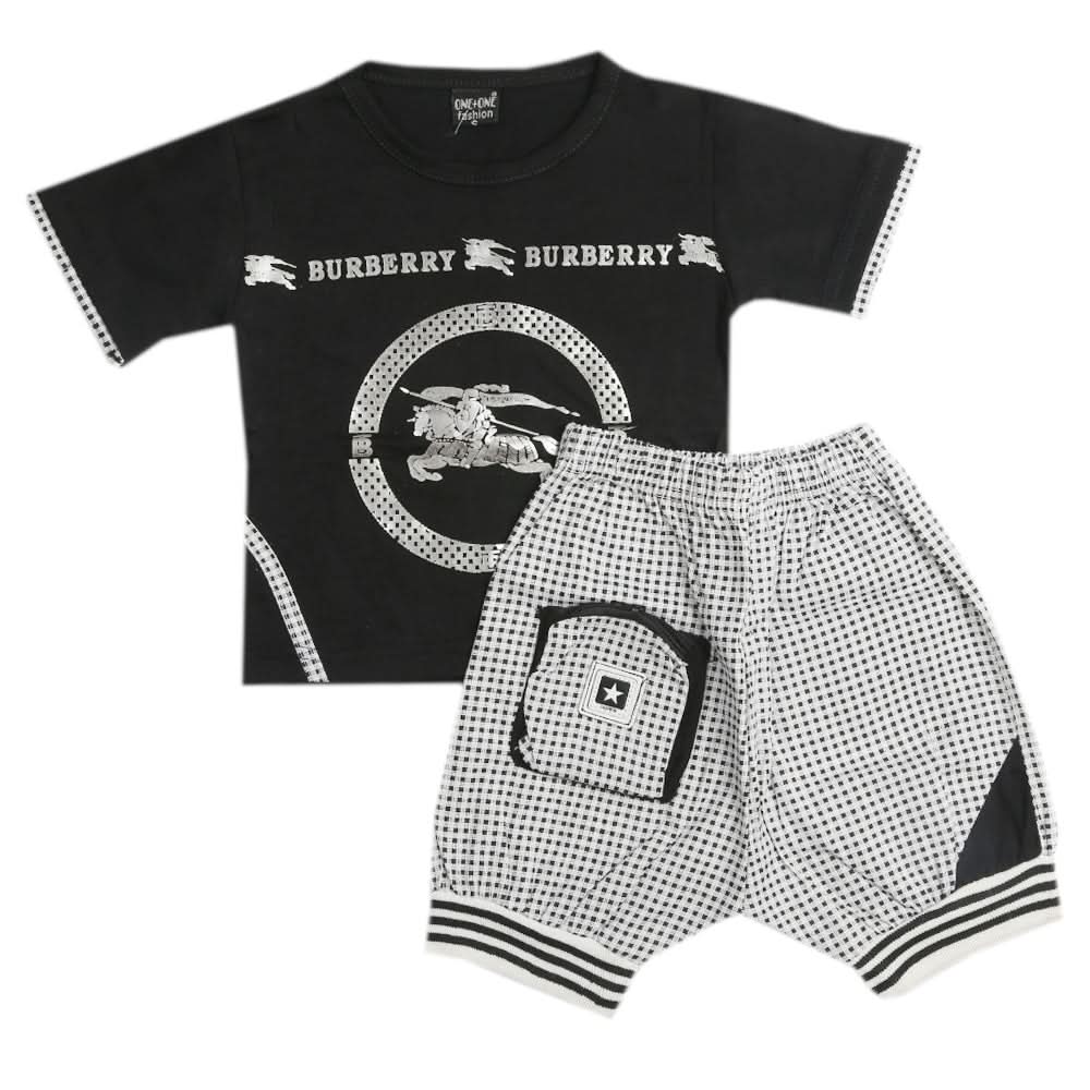 Boys Short Suit - Black, Boys Sets & Suits, Chase Value, Chase Value