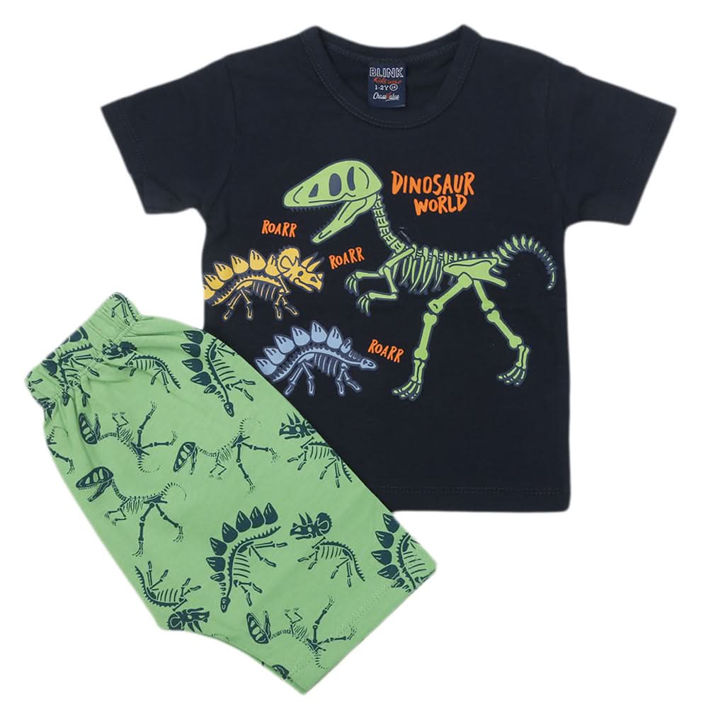Boys Short Suit - Green, Kids, Boys Sets And Suits, Chase Value, Chase Value