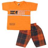 Boys 2 Pcs Suit Half Sleeves - Yellow, Kids, Boys Sets And Suits, Chase Value, Chase Value