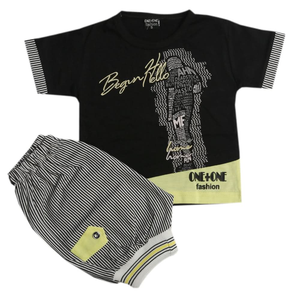 Boys Short Suit - Lemon, Boys Sets & Suits, Chase Value, Chase Value