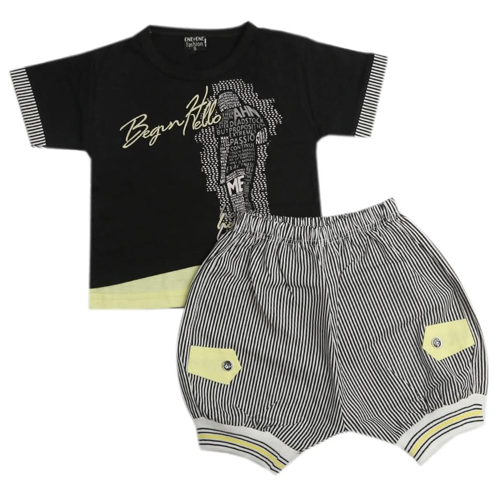 Boys Short Suit - Lemon, Boys Sets & Suits, Chase Value, Chase Value