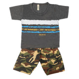 Boys 2 Pcs Suit Half Sleeves - Grey, Kids, Boys Sets And Suits, Chase Value, Chase Value
