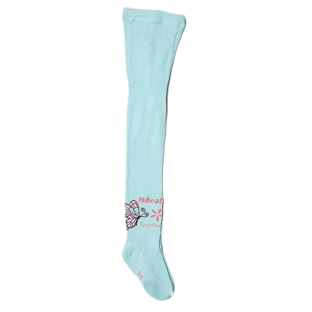 Girls Printed Legging - Cyan, Kids, Tights Leggings And Pajama, Chase Value, Chase Value