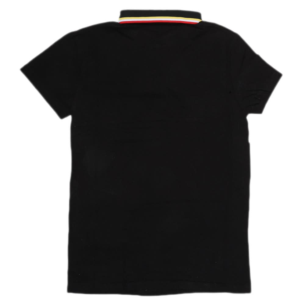 Boys Half Sleeves Polo T-Shirt - Black, Kids, Boys T-Shirts, Chase Value, Chase Value