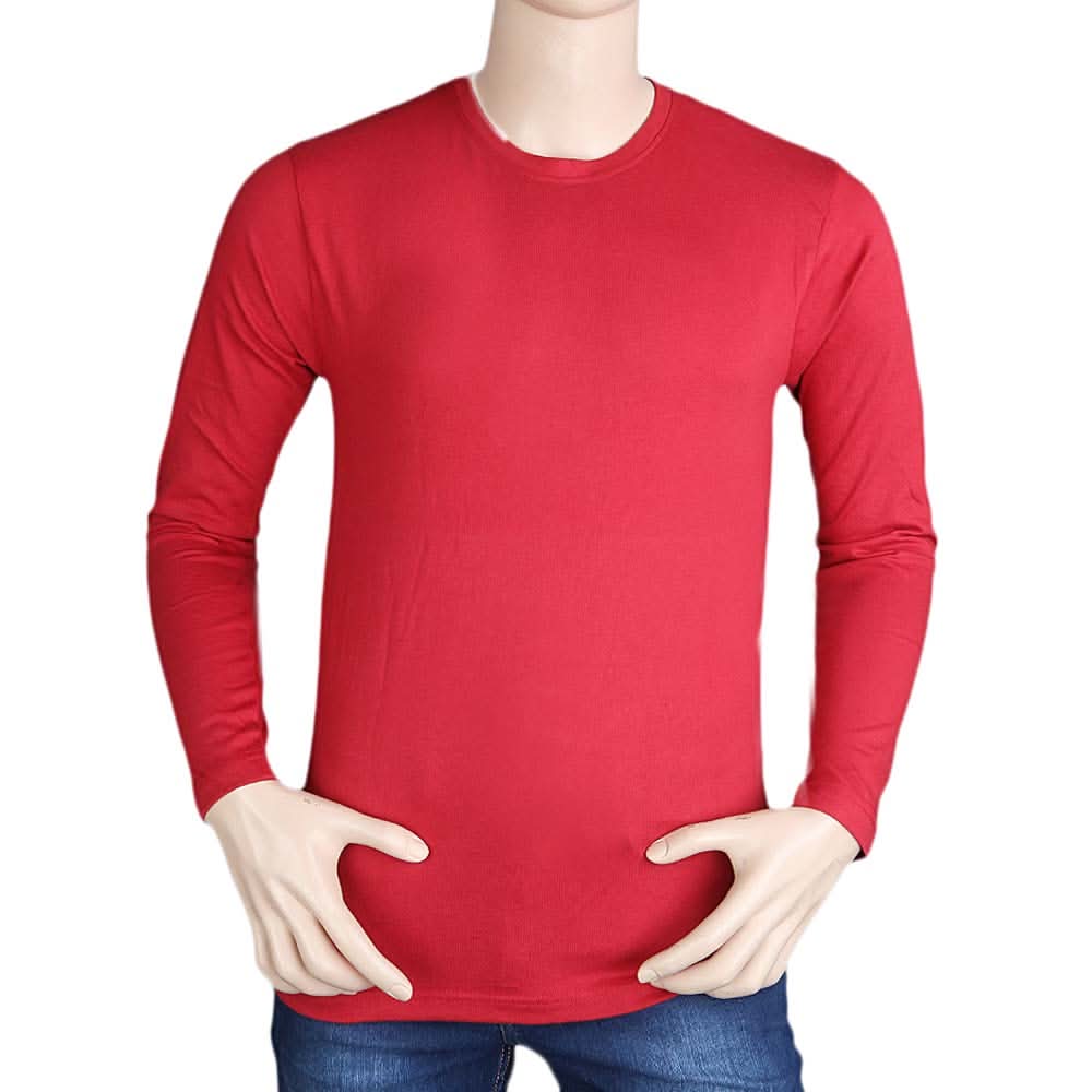 Men's Full Sleeves Plain Round Neck T-Shirt Pack Of 5, Men, T-Shirts And Polos, Chase Value, Chase Value