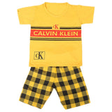 Boys 2 Pcs Suit Half Sleeves - Yellow, Kids, Boys Sets And Suits, Chase Value, Chase Value