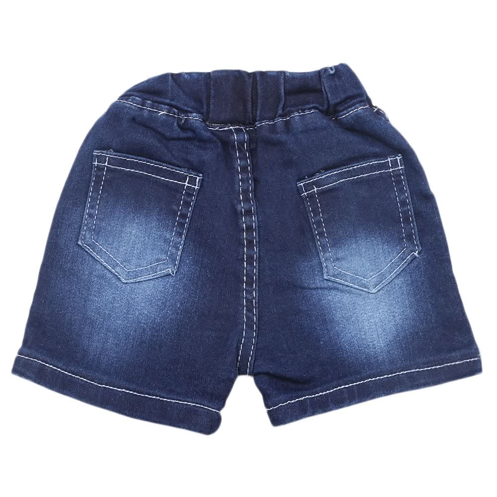 Newborn Girls Denim Short - Dark Blue, Kids, Newborn Girls Shorts Skirts And Pants, Chase Value, Chase Value