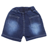 Newborn Girls Denim Short - Dark Blue, Kids, Newborn Girls Shorts Skirts And Pants, Chase Value, Chase Value