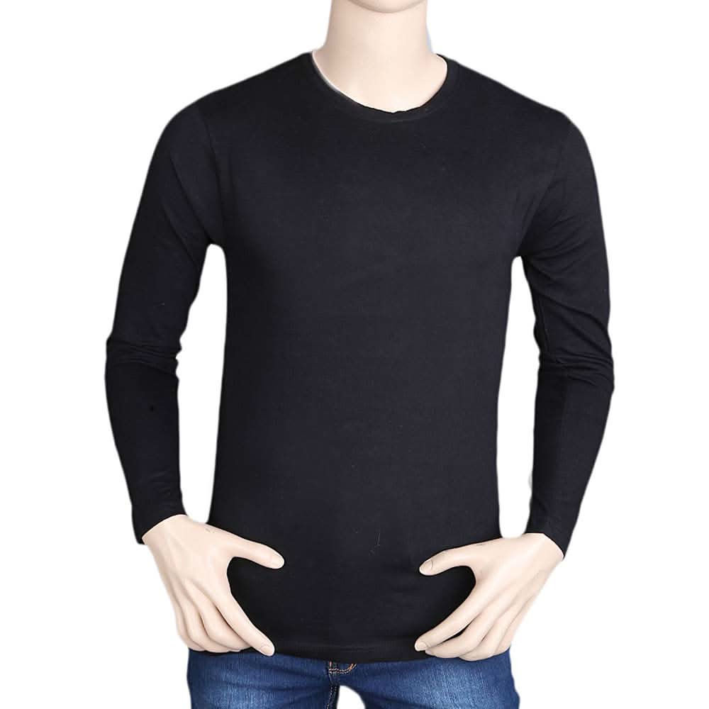 Men's Full Sleeves Plain Round Neck T-Shirt Pack Of 5, Men, T-Shirts And Polos, Chase Value, Chase Value