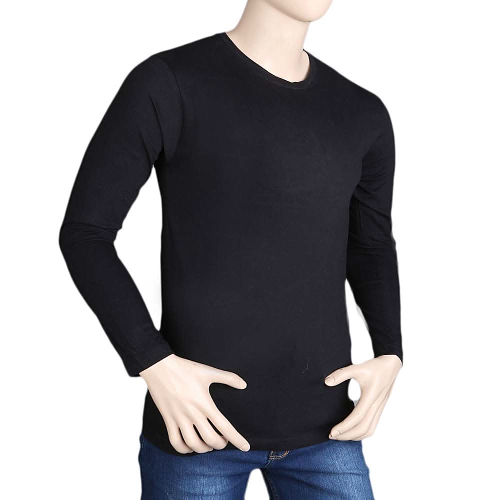 Men's Full Sleeves Plain Round Neck T-Shirt Pack Of 5, Men, T-Shirts And Polos, Chase Value, Chase Value