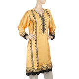 Women's Embroidered Kurti - Peach, Women, Ready Kurtis, Chase Value, Chase Value