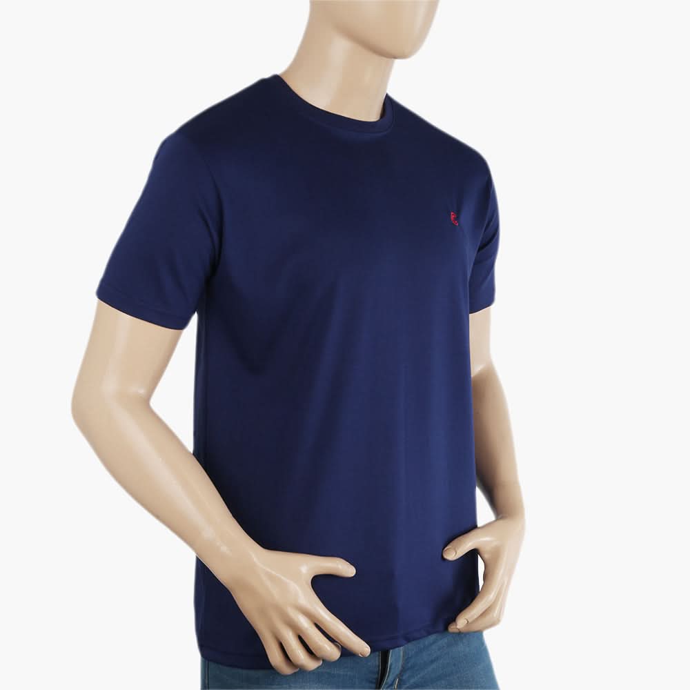 Men's Half Sleeves T-Shirt - Navy Blue, Men's T-Shirts & Polos, Chase Value, Chase Value