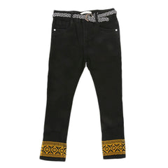 Eminent Girls Embroidered Pant - Black, Kids, Girls Pants And Capri, Eminent, Chase Value