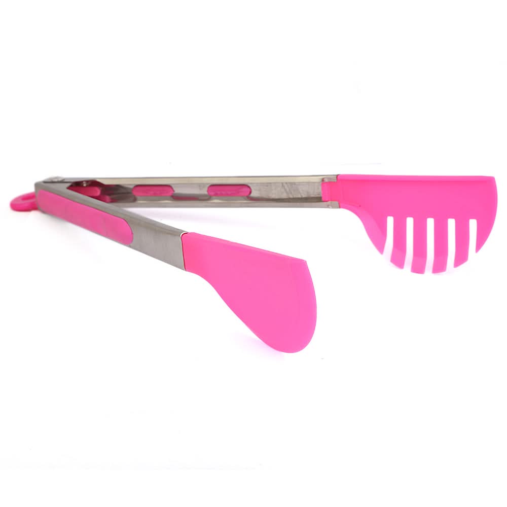 Non Stick Kitchen Tong - Pink, Home & Lifestyle, Kitchen Tools And Accessories, Chase Value, Chase Value