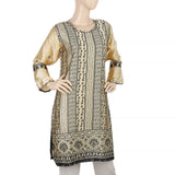 Women's Embroidered Kurti - Golden, Women, Ready Kurtis, Chase Value, Chase Value