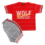Boys Short Suit - Red, Boys Sets & Suits, Chase Value, Chase Value