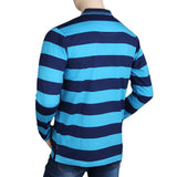 Men's Full Sleeves Polo T Shirt - Blue, Men, T-Shirts And Polos, Chase Value, Chase Value