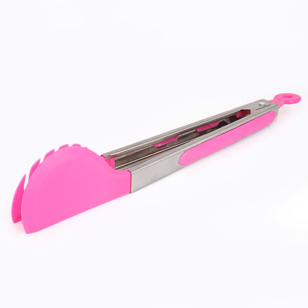 Non Stick Kitchen Tong - Pink, Home & Lifestyle, Kitchen Tools And Accessories, Chase Value, Chase Value
