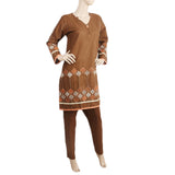 Women's Khaddar Shalwar Suit - Coffee, Women, Shalwar Suits, Chase Value, Chase Value