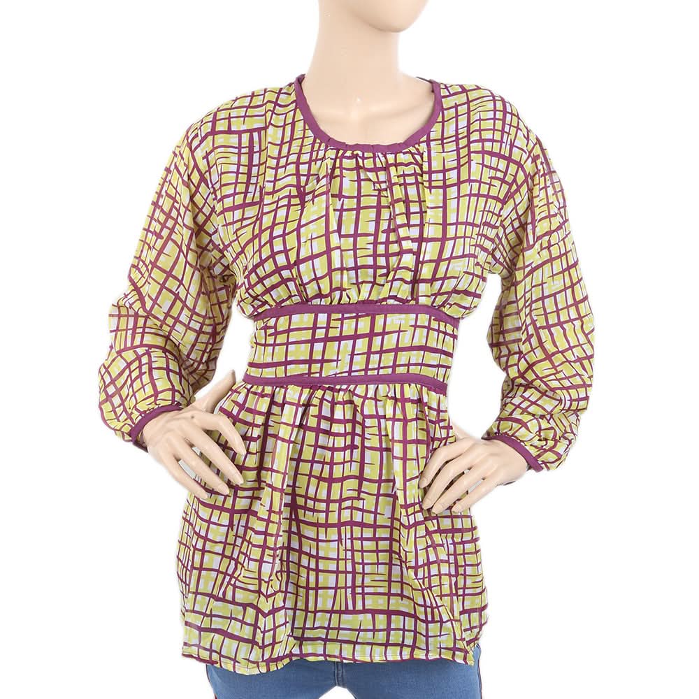 Women's Full Sleeve Top - Purple, Women, T-Shirts And Tops, Chase Value, Chase Value