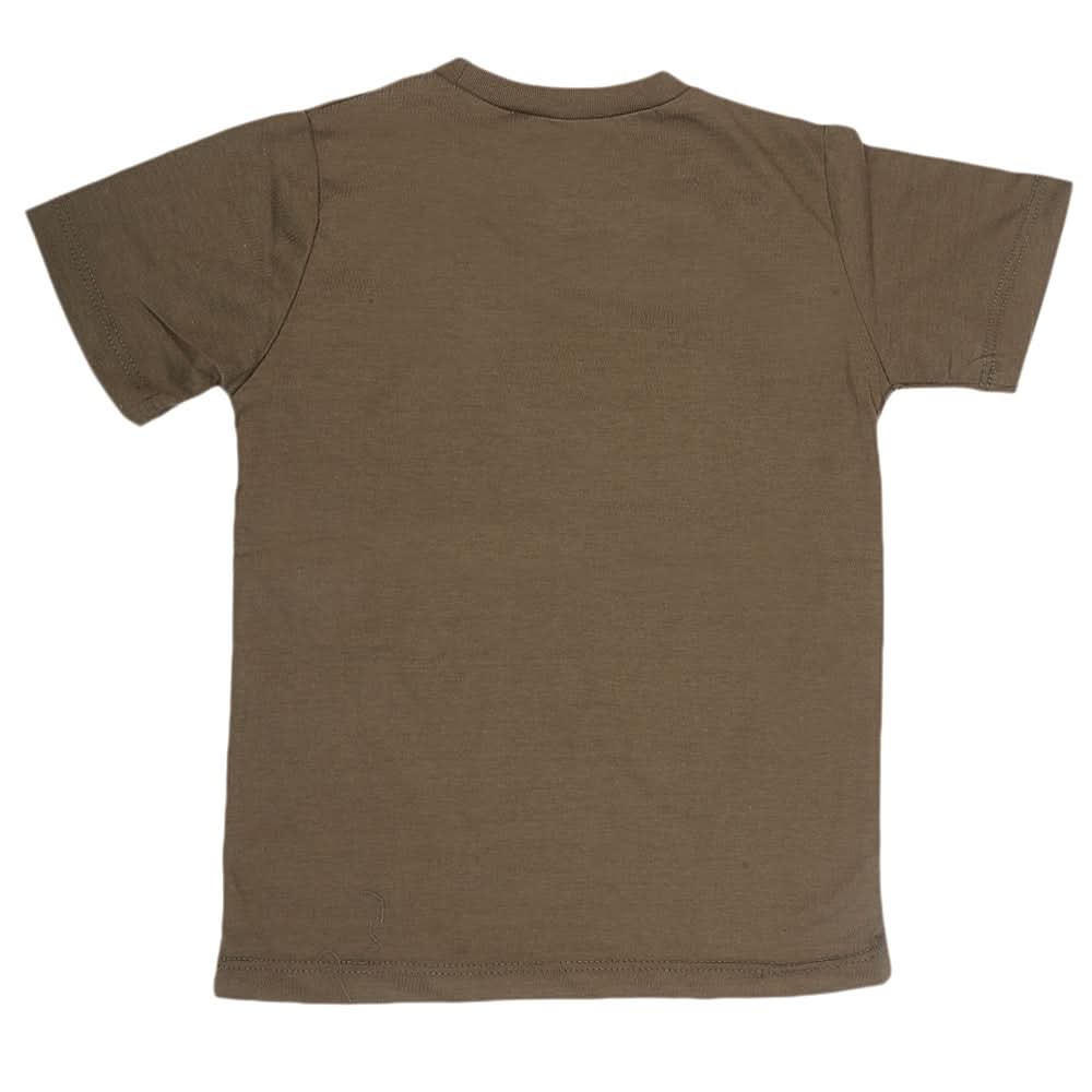 Boys Half Sleeves Jersey T-Shirt - Dark Green, Kids, Boys T-Shirts, Chase Value, Chase Value