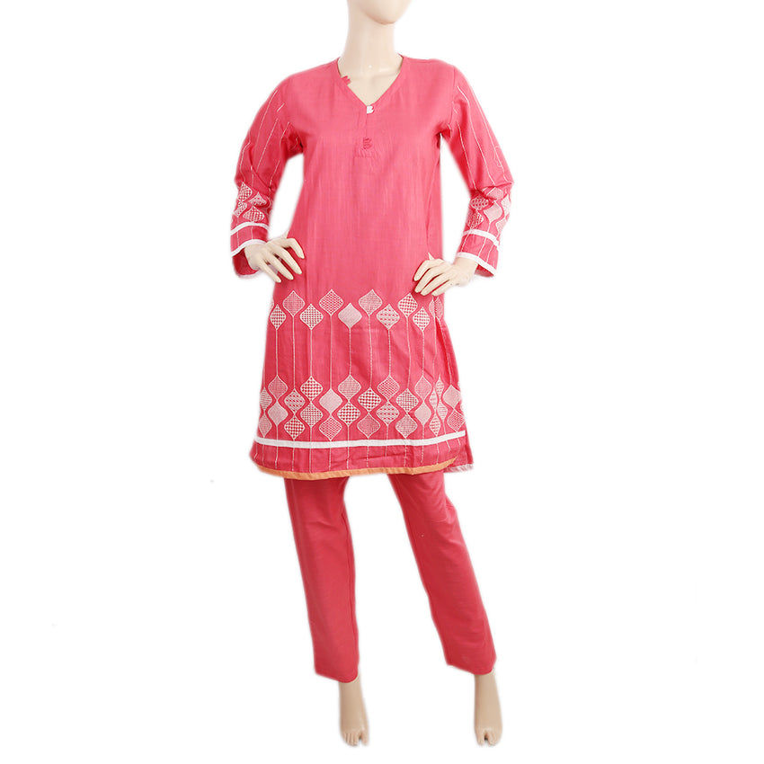 Women's Khaddar Shalwar Suit - Pink, Women, Shalwar Suits, Chase Value, Chase Value