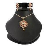 Women's Locket Set- Golden Red, Women, Chains & Lockets, Chase Value, Chase Value