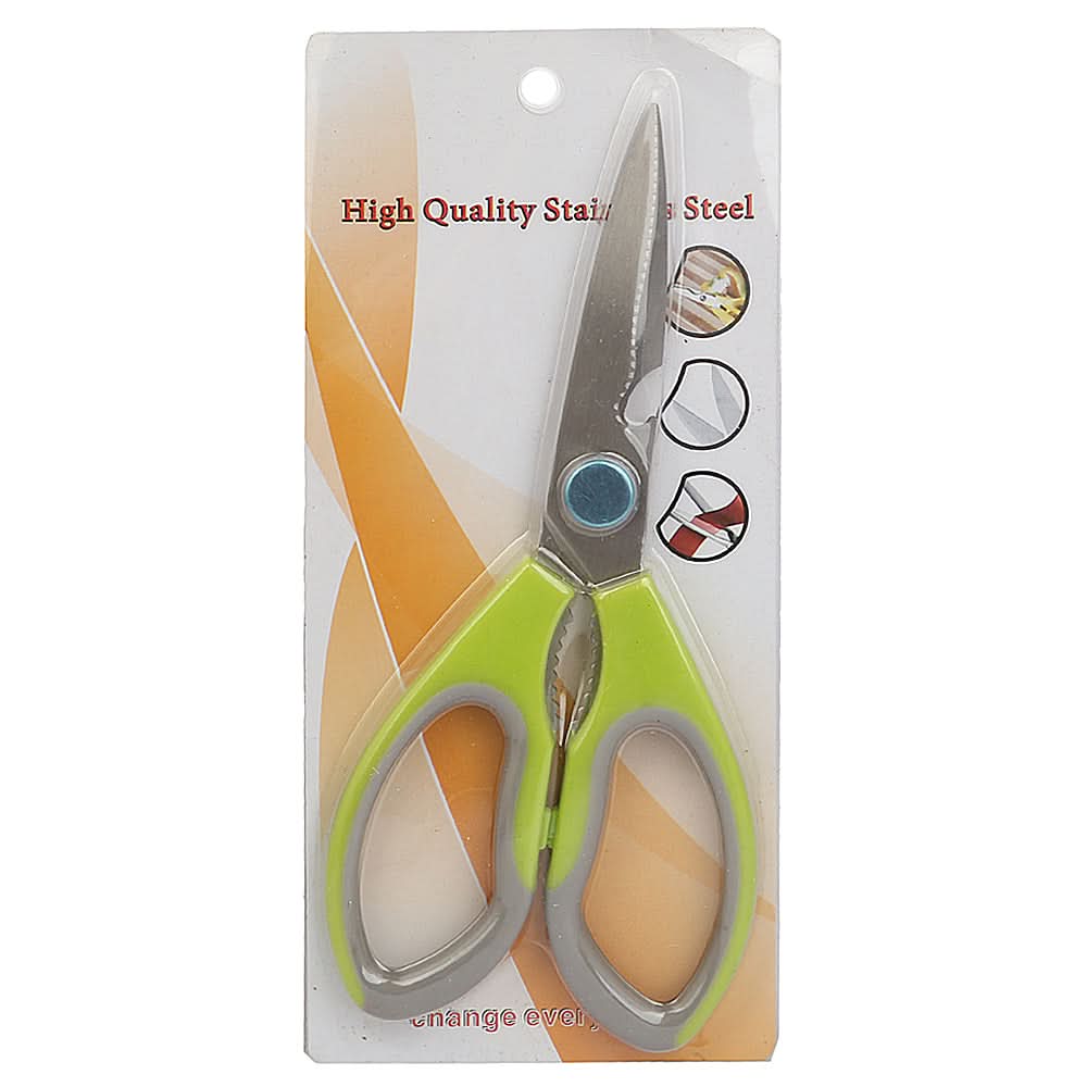 Stainless Steel Scissor - Green, Home & Lifestyle, Accessories, Chase Value, Chase Value