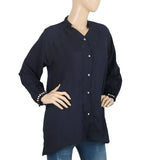 Women's Casual Shirt - Navy Blue, Women, T-Shirts And Tops, Chase Value, Chase Value