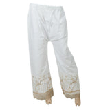 Women's Embroidered Bell Bottom Trouser - White, Women, Pants & Tights, Chase Value, Chase Value